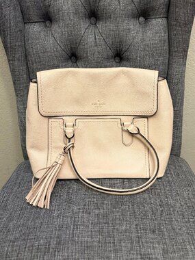 Kate Spade New York McCall Street Nicolle Handbag Purse Beige - Blush/Light Pink